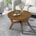 Table basse ronde en bois