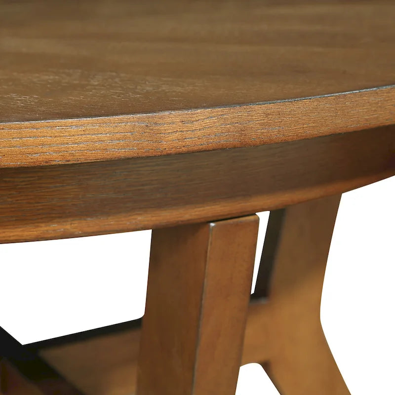 Table basse ronde en bois