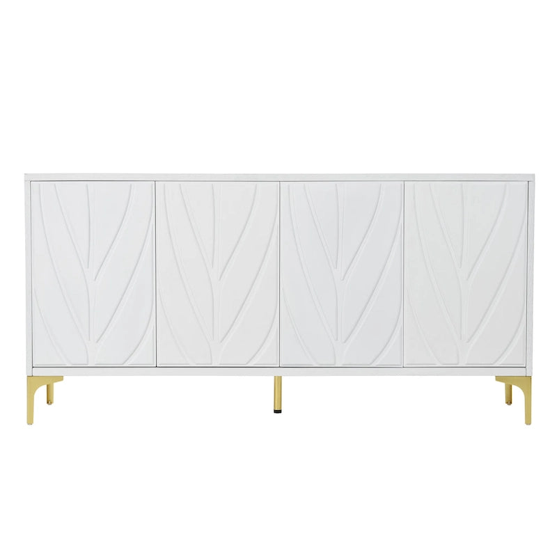 Buffet quatre portes sculpté créatif