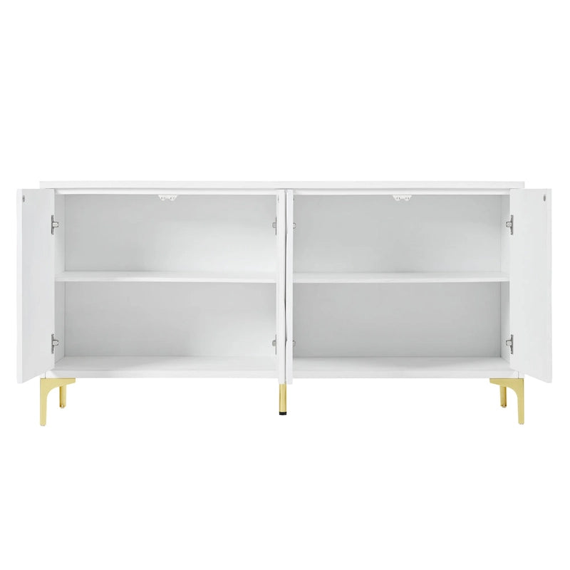 Buffet quatre portes sculpté créatif