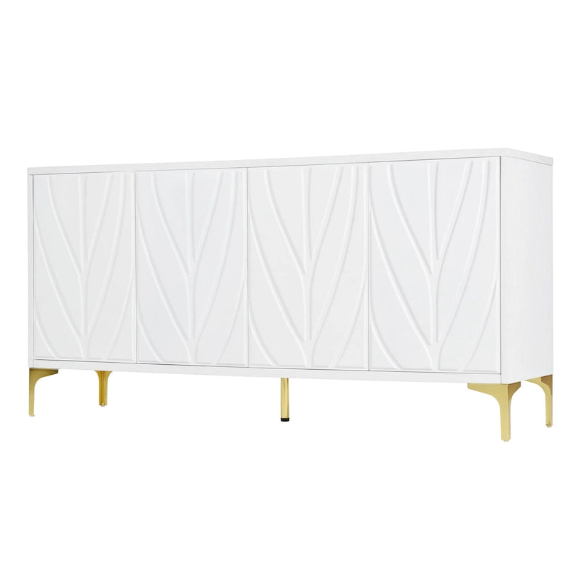 Buffet quatre portes sculpté créatif