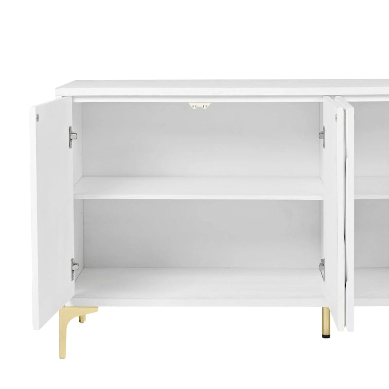 Buffet quatre portes sculpté créatif