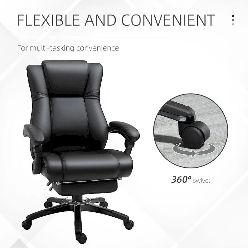 Fauteuil de bureau de direction à dossier haut