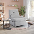 Fauteuil inclinable électrique avec coussins pour salon