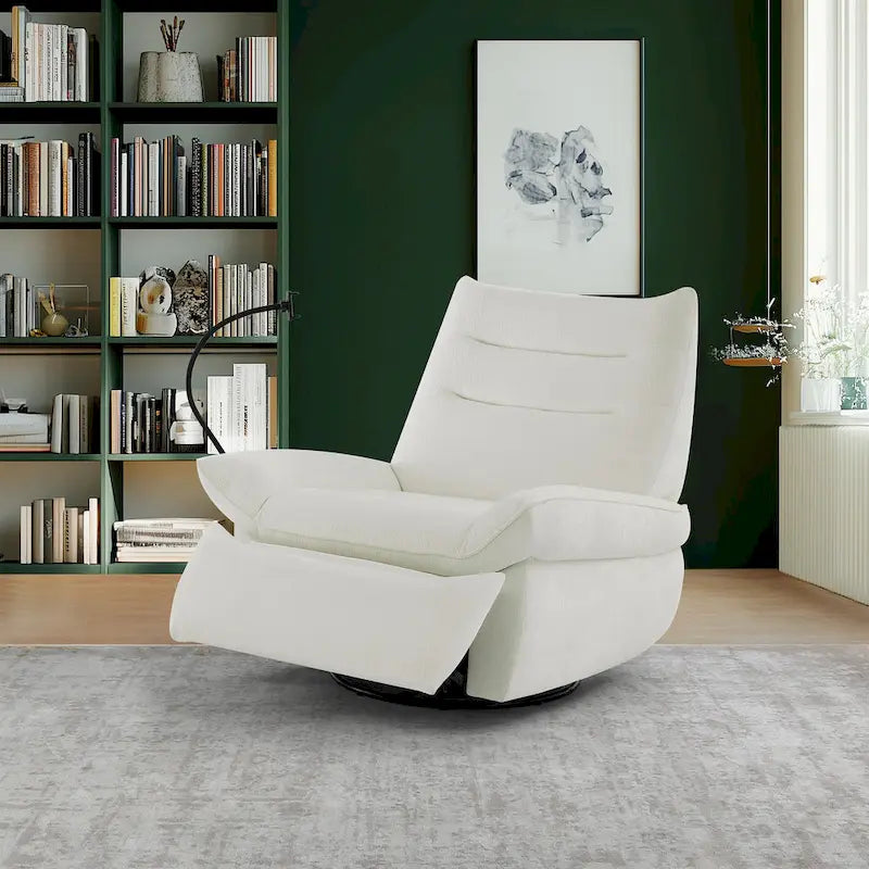 Fauteuil inclinable électrique avec coussins pour salon