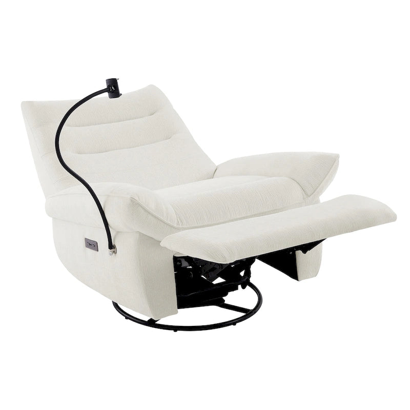 Fauteuil inclinable électrique avec coussins pour salon