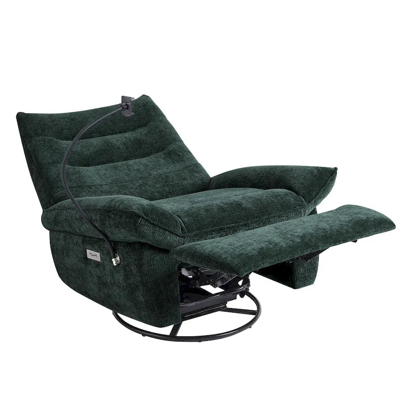 Fauteuil inclinable électrique avec coussins pour salon