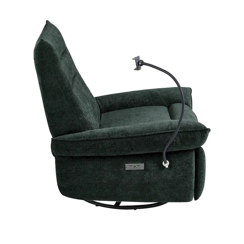 Fauteuil inclinable électrique avec coussins pour salon