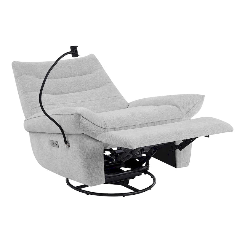Fauteuil inclinable électrique avec coussins pour salon