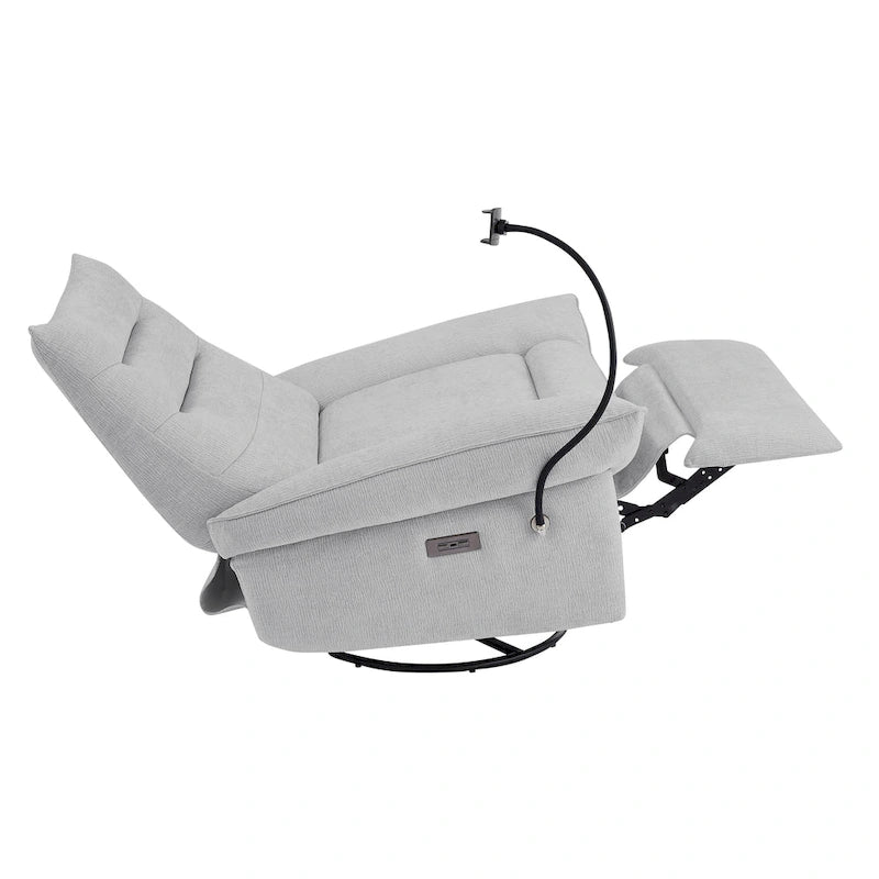 Fauteuil inclinable électrique avec coussins pour salon