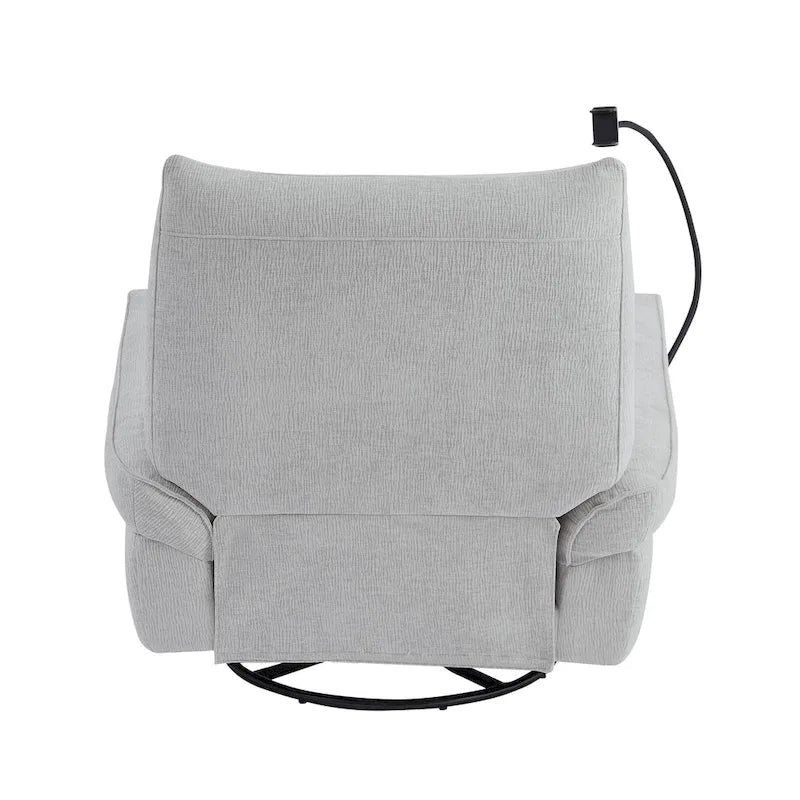 Fauteuil inclinable électrique avec coussins pour salon