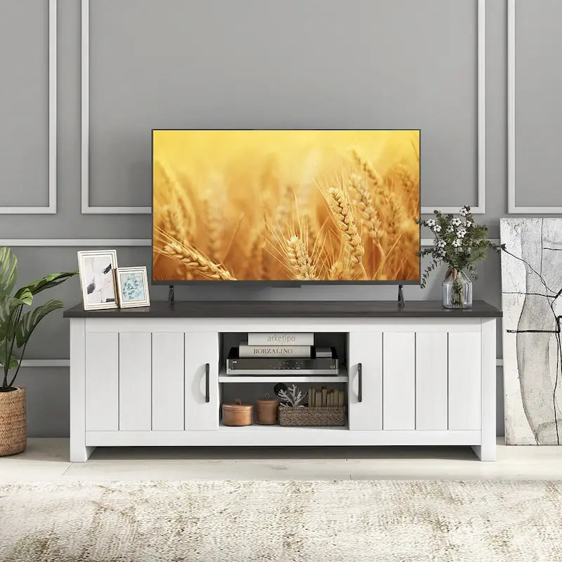 Meuble TV avec centre de contrôle multimédia