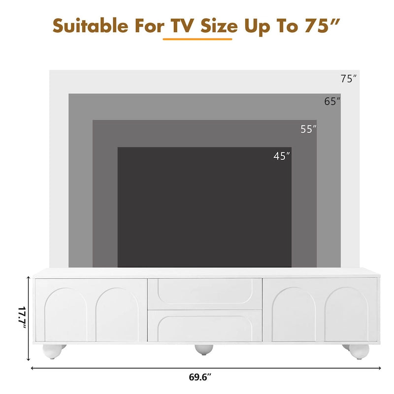 Meuble TV de rangement moderne