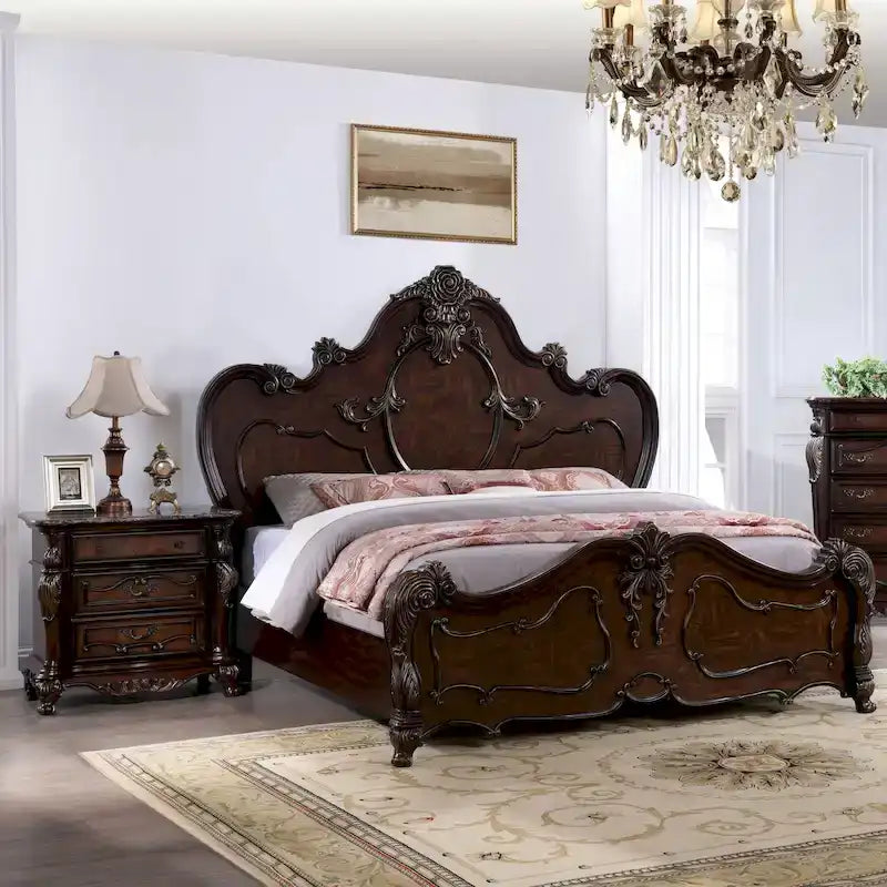Ensemble de mobilier de chambre trois pièces en bois massif