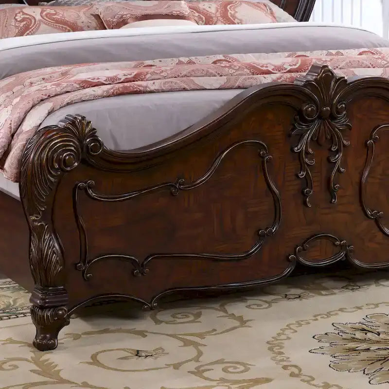 Ensemble de mobilier de chambre trois pièces en bois massif