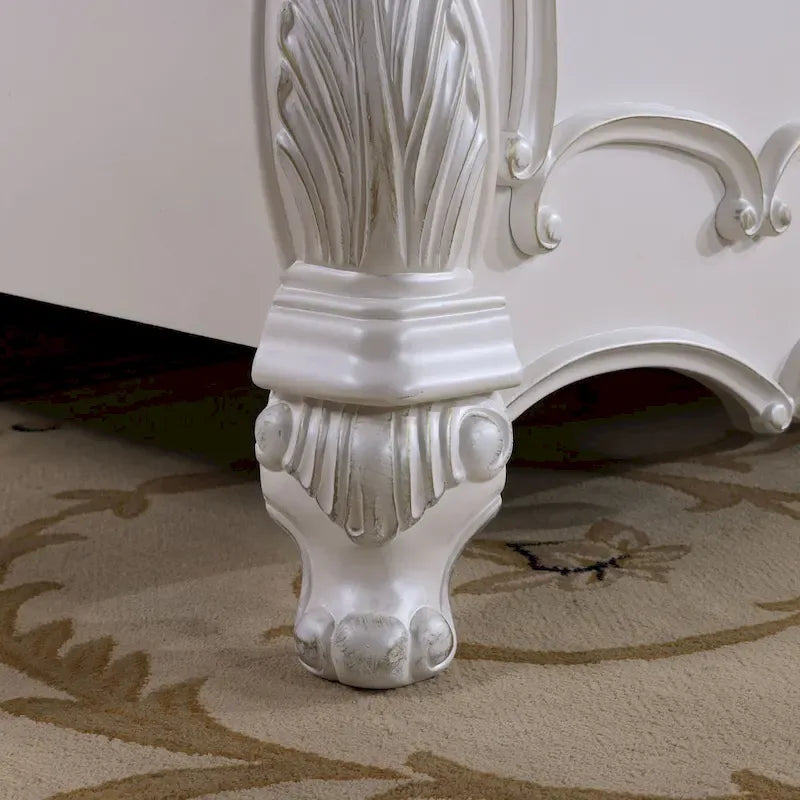 Ensemble de mobilier de chambre trois pièces en bois massif