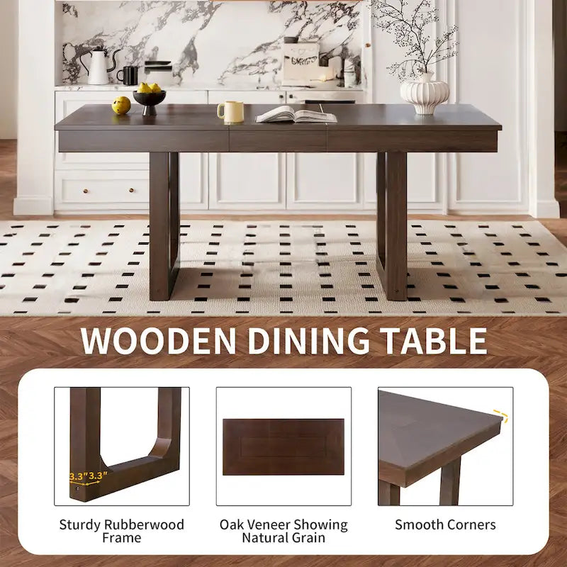 Table à manger extensible