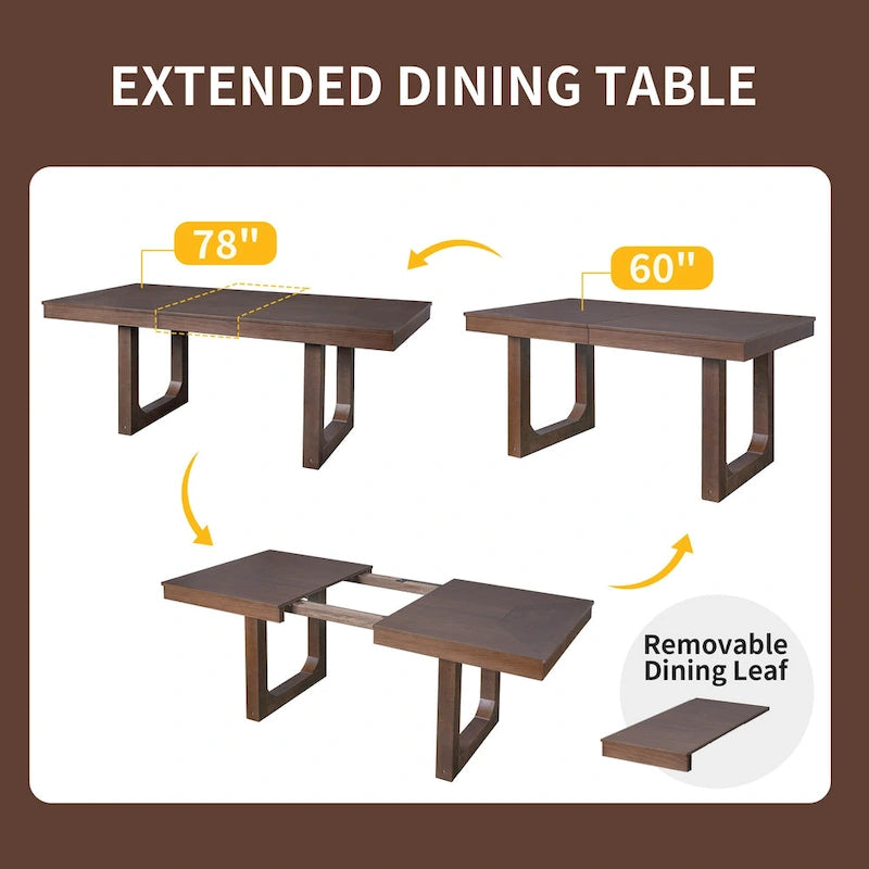 Table à manger extensible