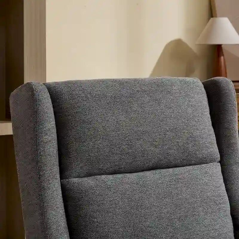 Fauteuil rembourré à dossier haut