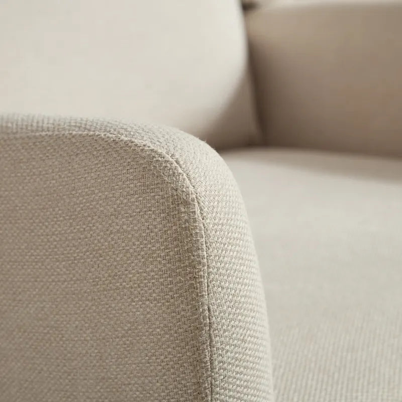 Fauteuil rembourré à dossier haut