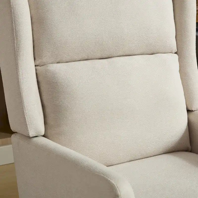 Fauteuil rembourré à dossier haut