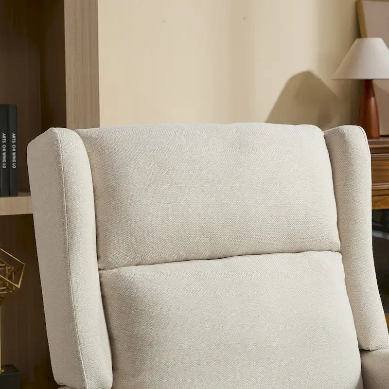 Fauteuil rembourré à dossier haut