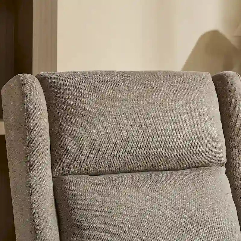 Fauteuil rembourré à dossier haut
