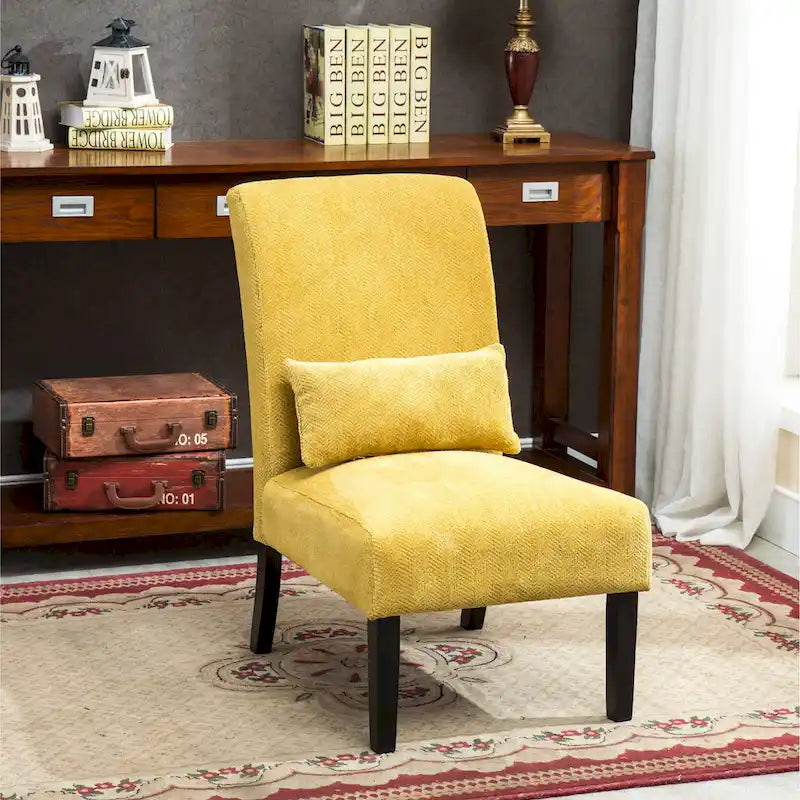 Fauteuil d'appoint dossier haut en polyester 31,75 po