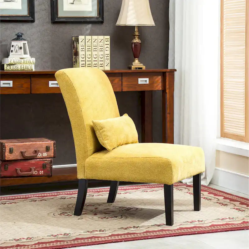 Fauteuil d'appoint dossier haut en polyester 31,75 po