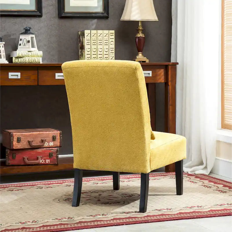 Fauteuil d'appoint dossier haut en polyester 31,75 po