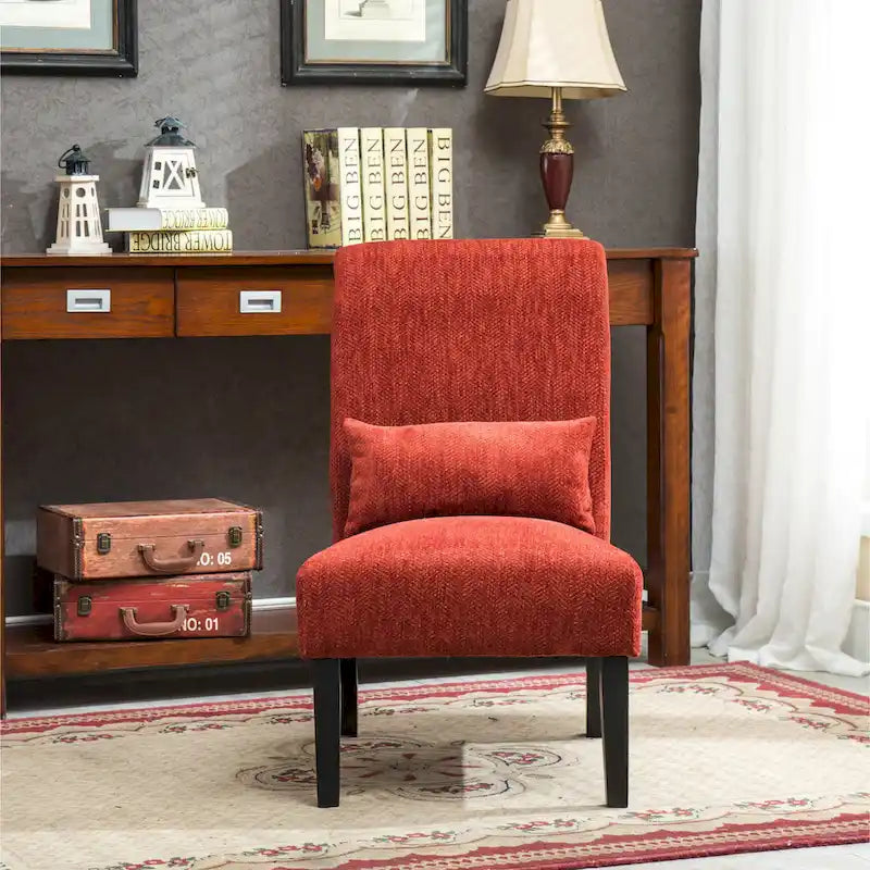 Fauteuil d'appoint dossier haut en polyester 31,75 po