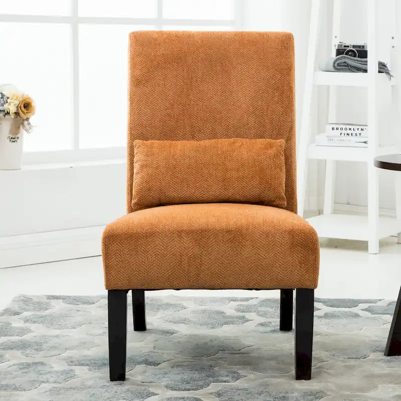 Fauteuil d'appoint dossier haut en polyester 31,75 po