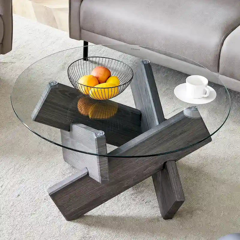 Table basse ronde moderne