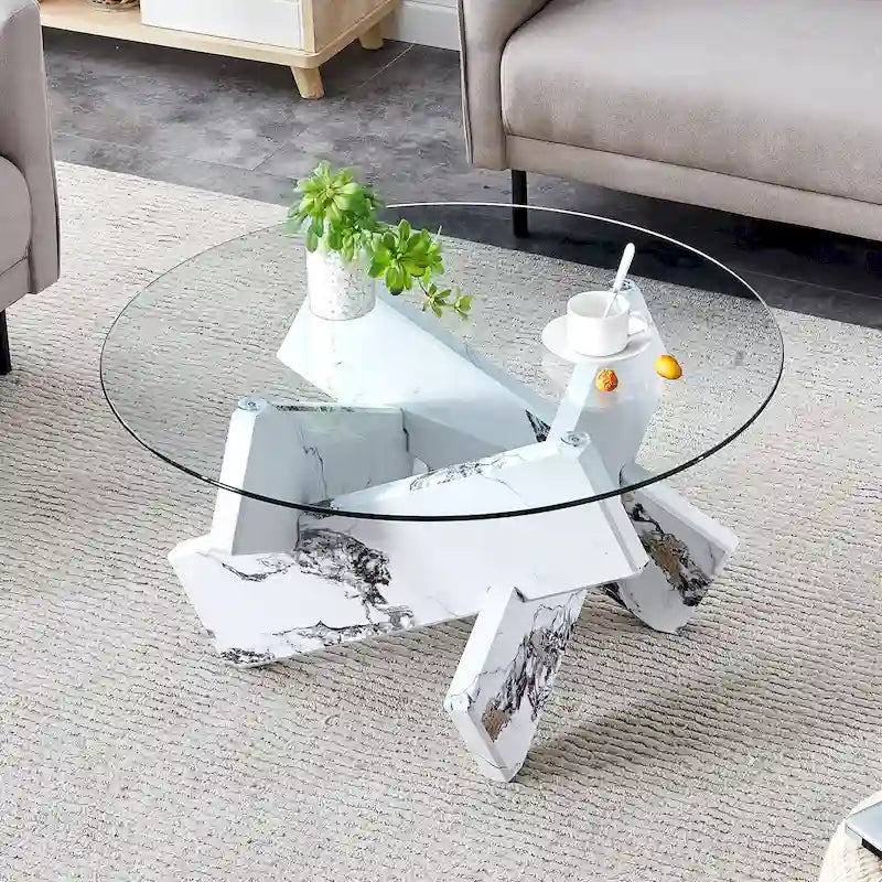 Table basse ronde moderne