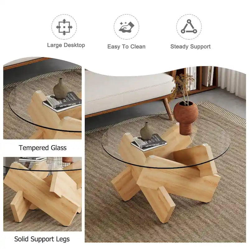 Table basse ronde moderne