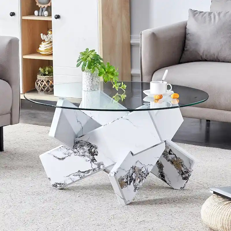 Table basse ronde moderne