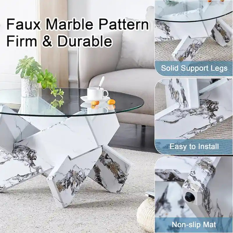 Table basse ronde moderne