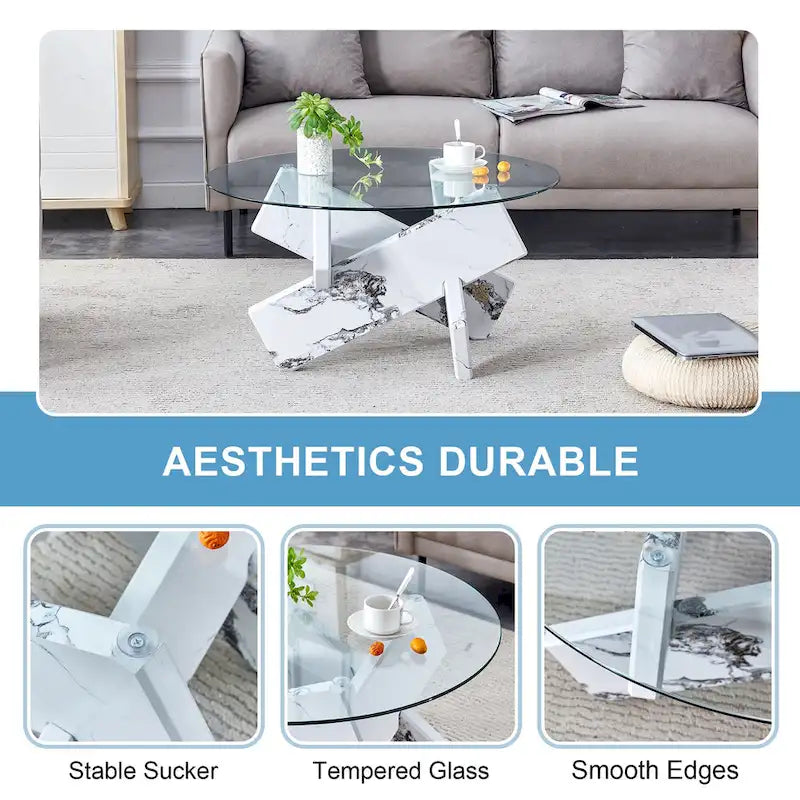 Table basse ronde moderne