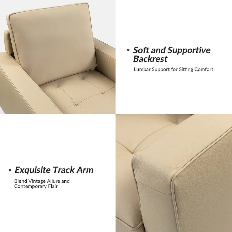 Fauteuil médiéval en cuir véritable, ensemble de deux pièces