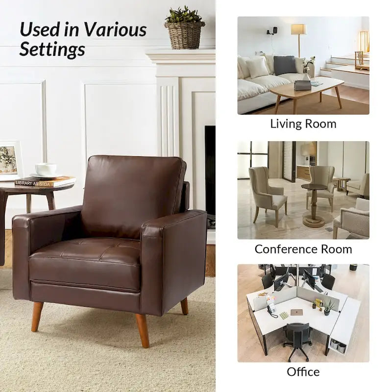 Fauteuil médiéval en cuir véritable, ensemble de deux pièces