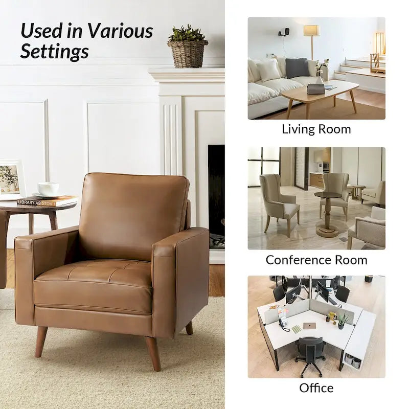 Fauteuil médiéval en cuir véritable, ensemble de deux pièces