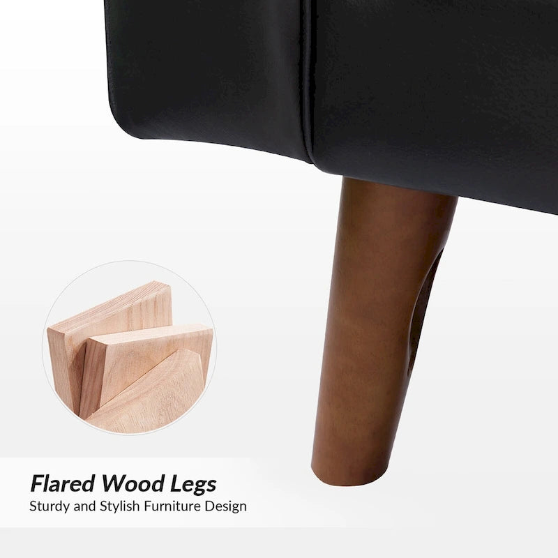 Fauteuil médiéval en cuir véritable, ensemble de deux pièces