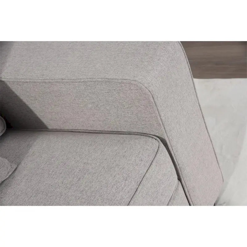 Canapé d'angle modulable avec appuie-têtes relevables