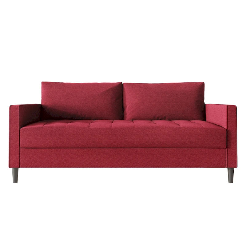 Canapé moderne minimaliste en lin tapissé