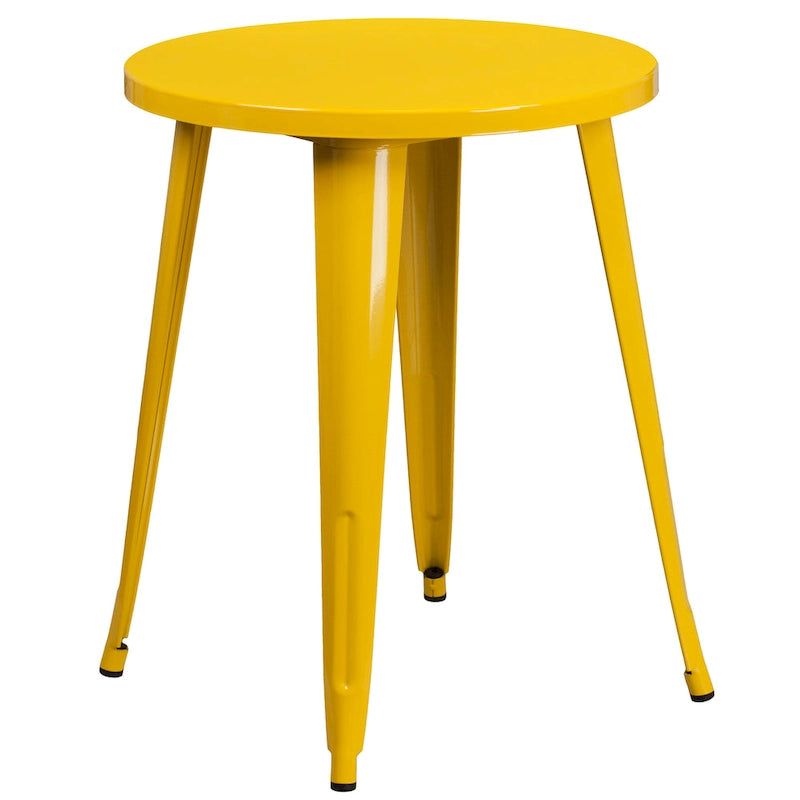 Tables et chaises de jardin en métal