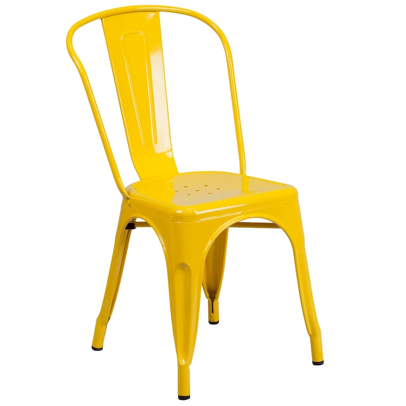 Tables et chaises de jardin en métal