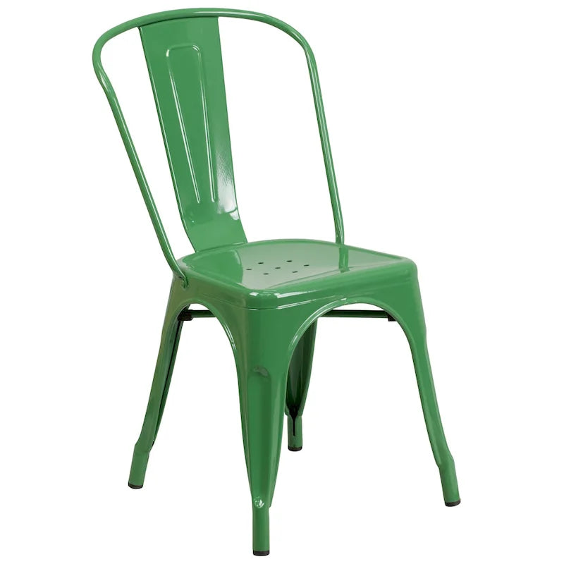 Tables et chaises de jardin en métal