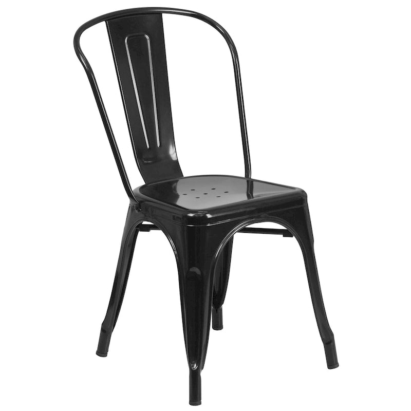 Tables et chaises de jardin en métal