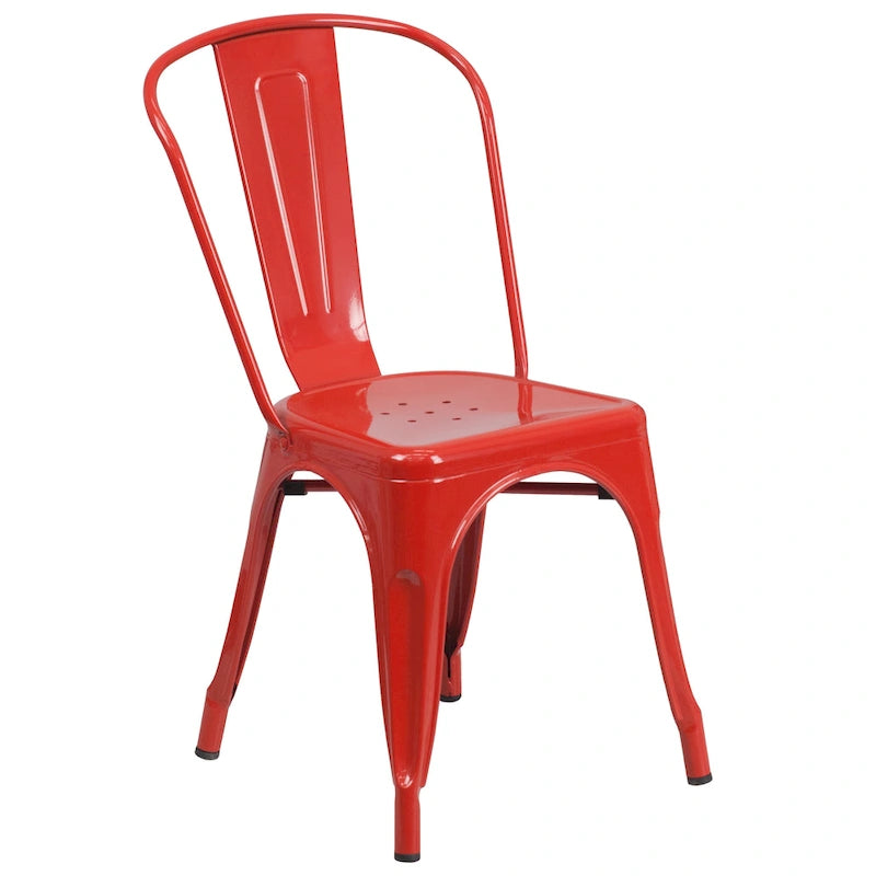 Tables et chaises de jardin en métal