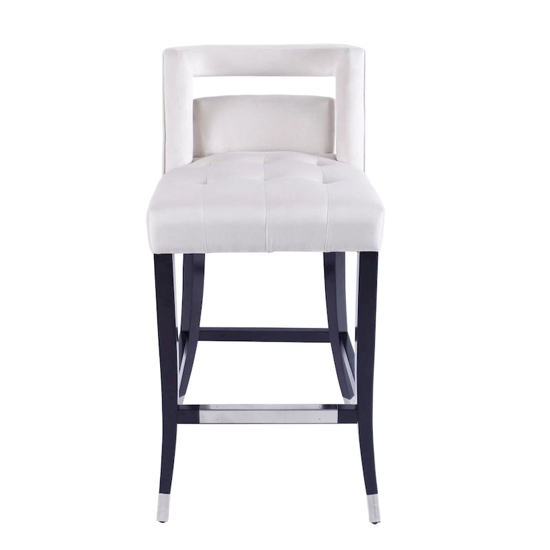Tabourets de bar en velours